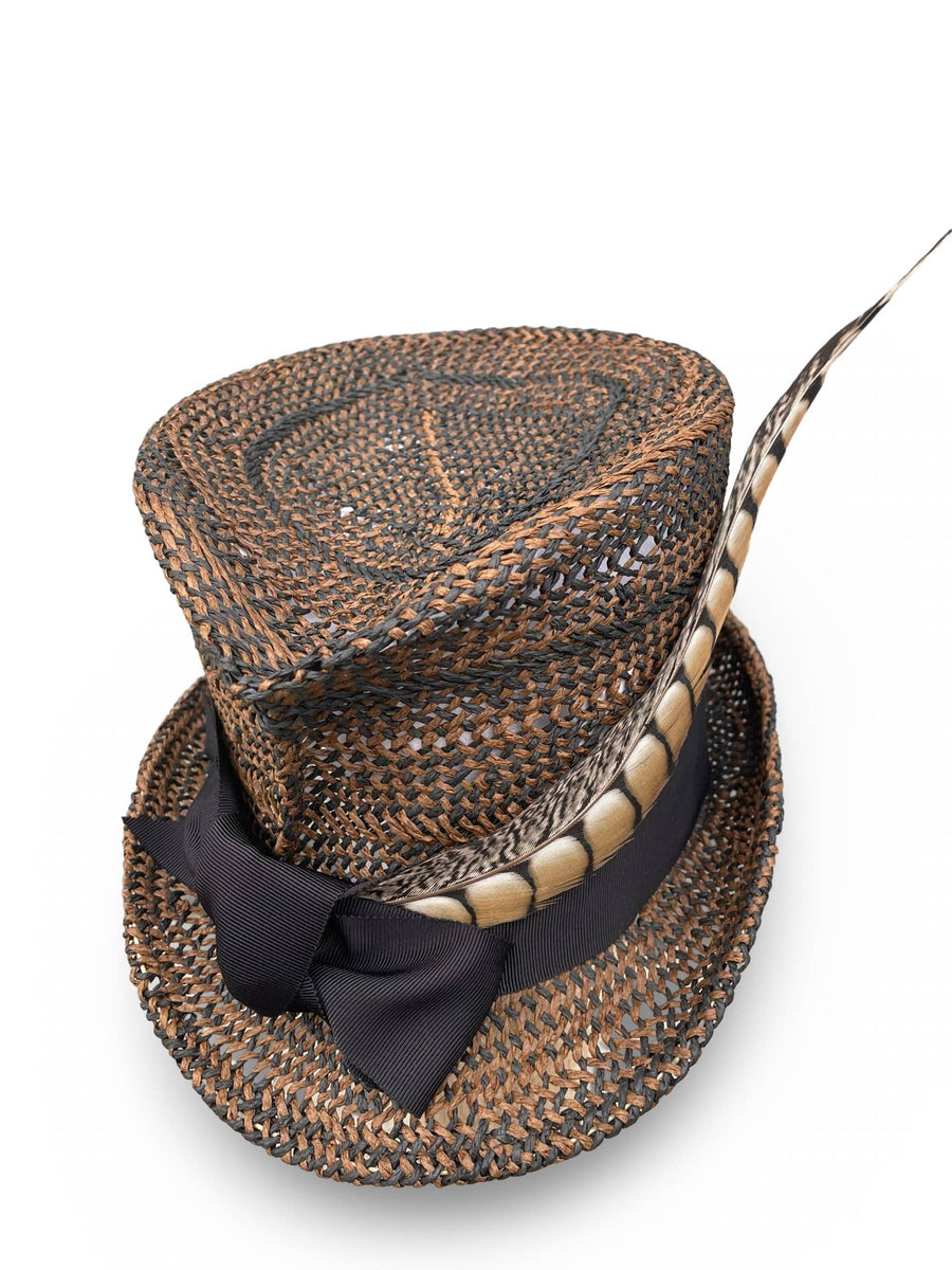 Bree - Straw Top Hat Robin Boutique