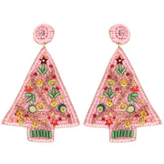 Christmas Tree Jeweled Post Earrings