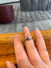 Bird On A Branch Stacking Ring in Silver