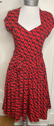 Hedy Dress in Rooster Print by Effie's Heart