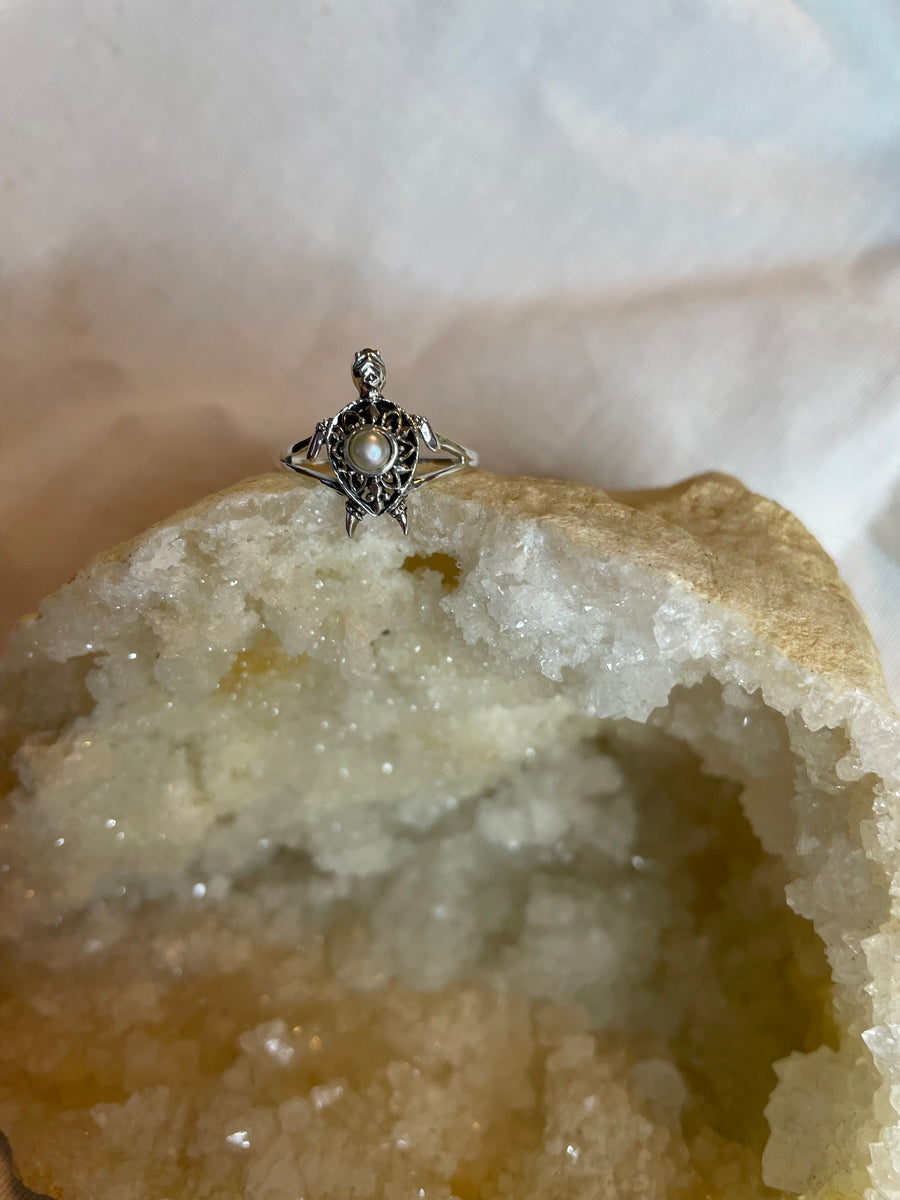 Mosaic Turtle Stacking Ring