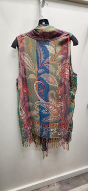 Reversible Tapestry Duster Vest