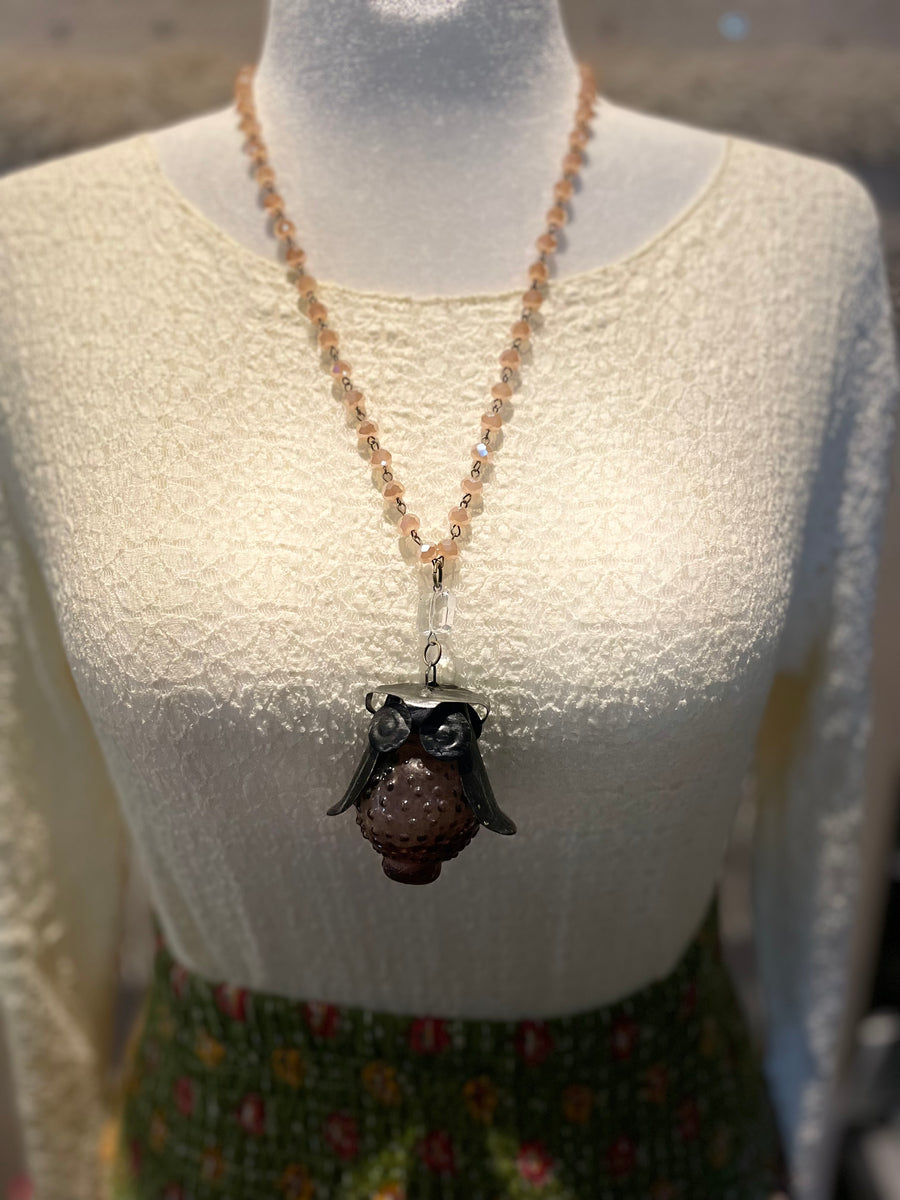 Mystic Night Owl Necklace by Gina