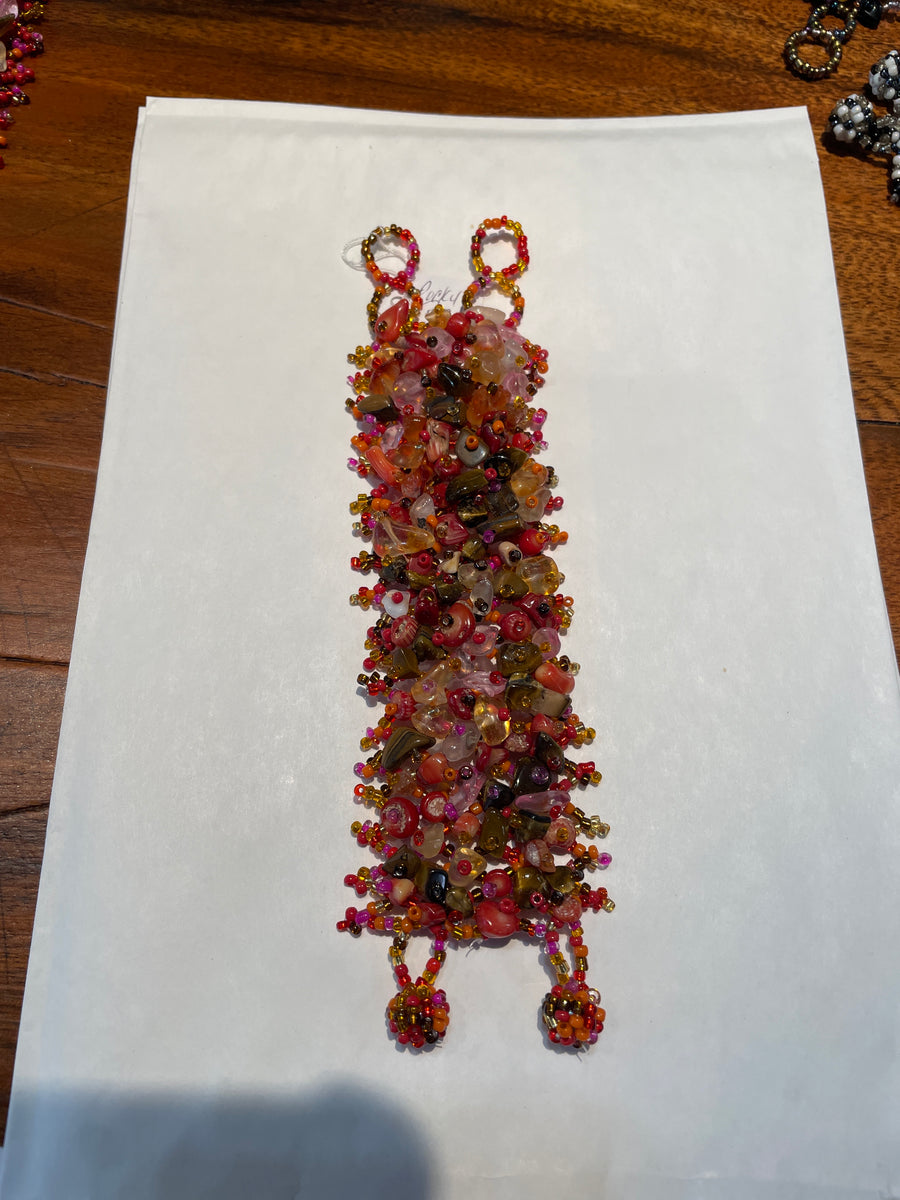 Rocky Road  Semi Precious and Beaded Bracelet