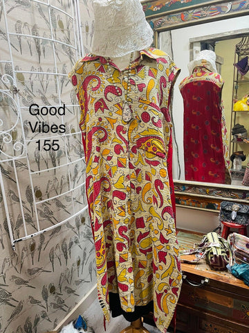 Good Vibes Duster by Kantha Bae - Robin Boutique-Boutique 