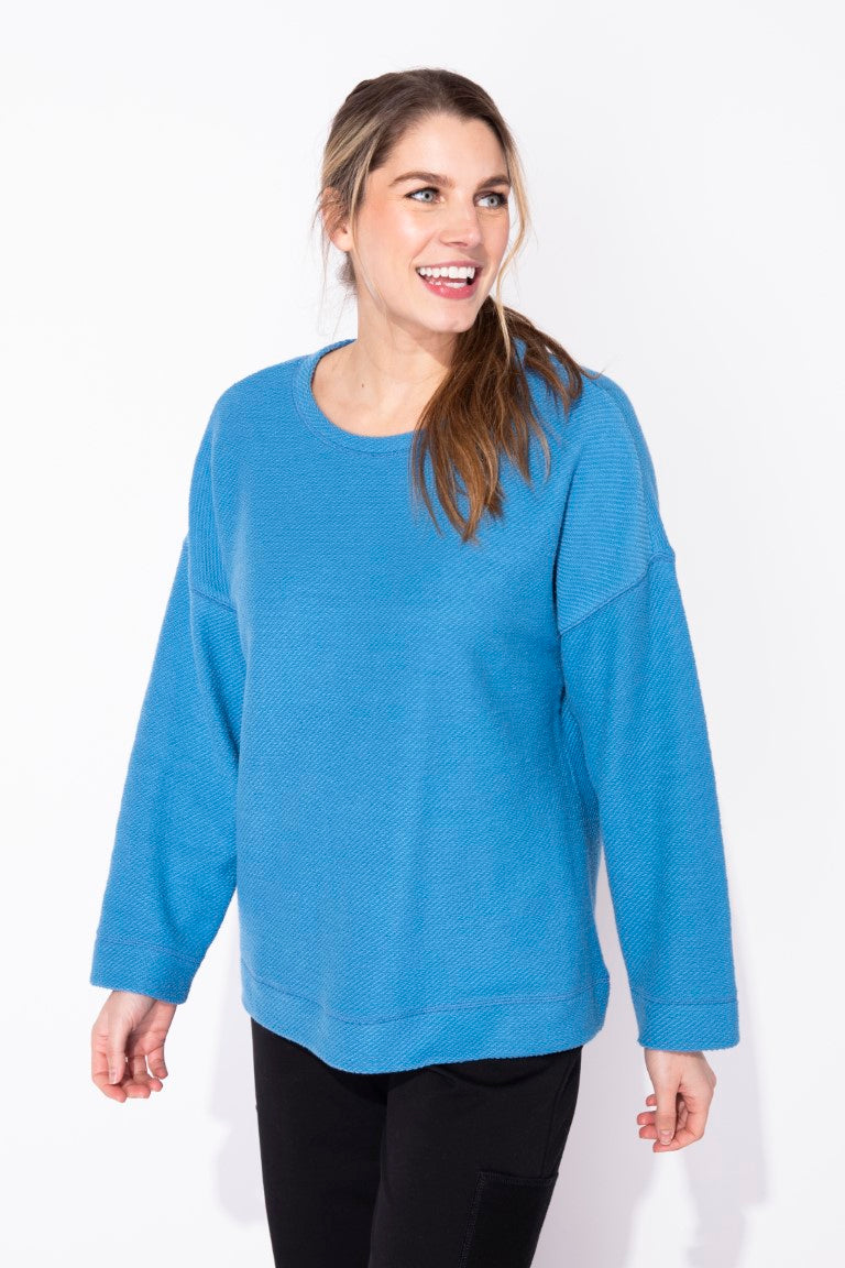 Cool Breeze Sundown Loopy Terry Pullover by Escape
