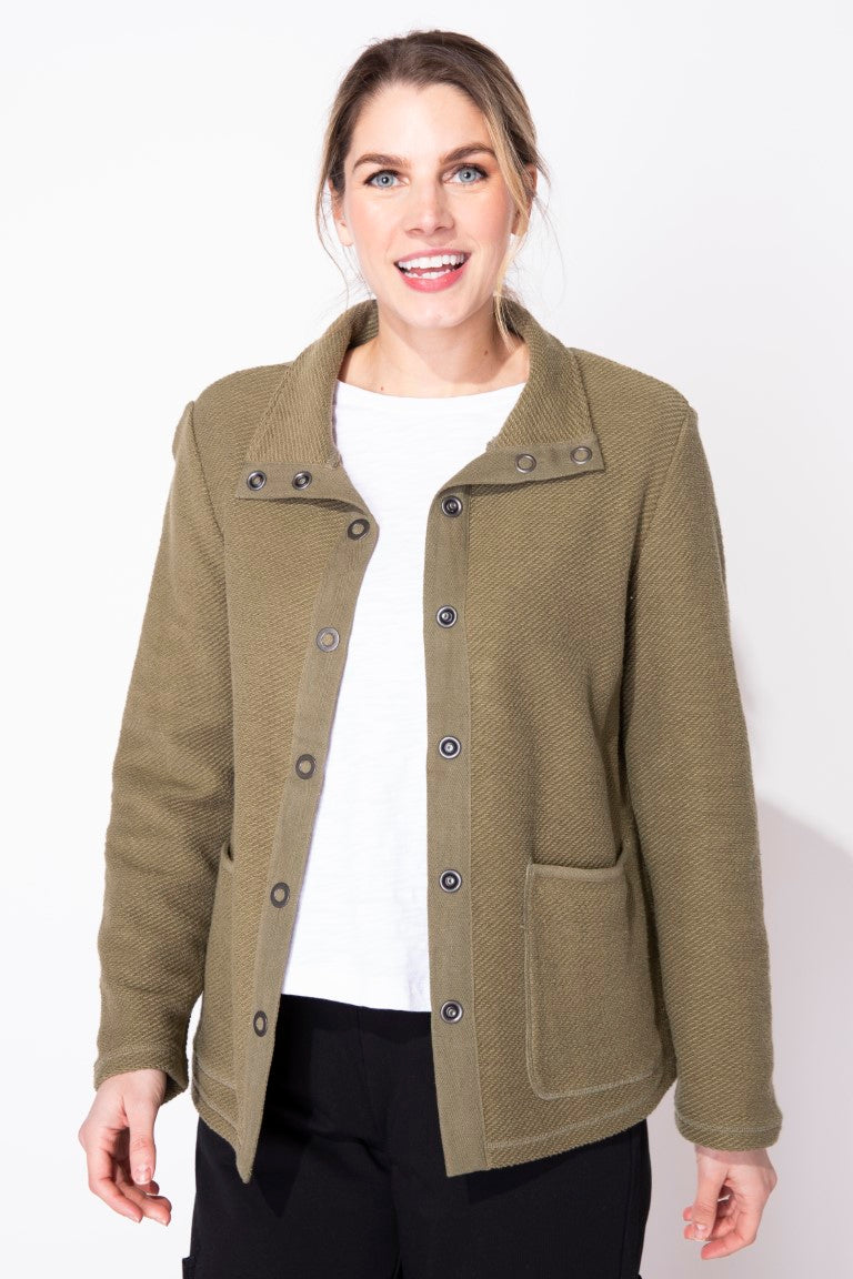 Loopy Terry Snappy Jacket by Escape