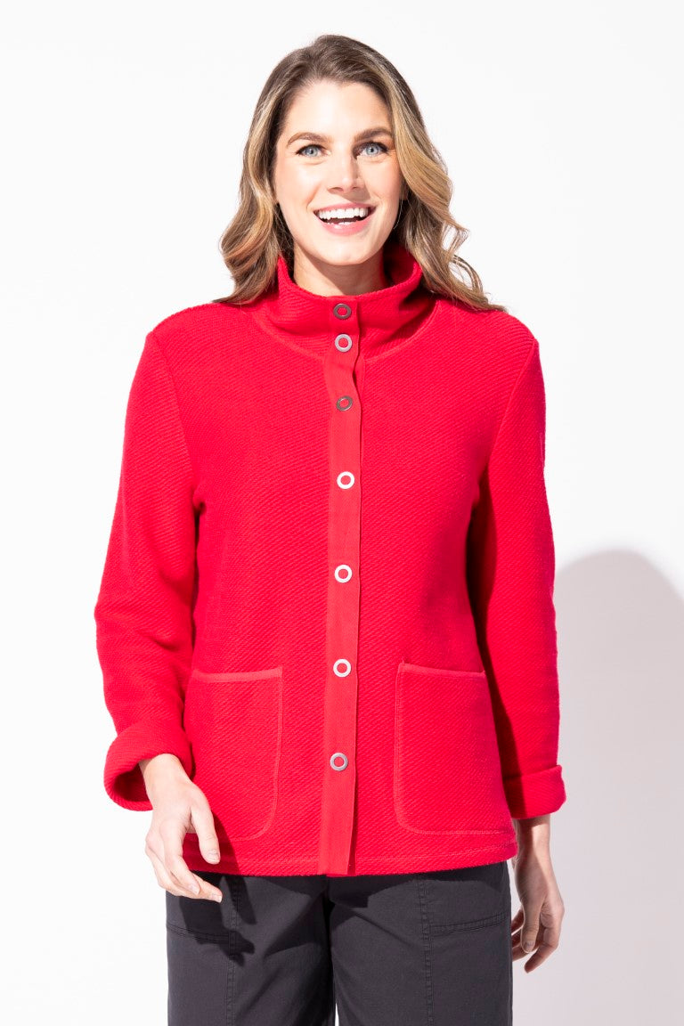 Loopy Terry Snappy Jacket by Escape