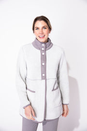 Sherpa Snap Jacket in Fog by Escape
