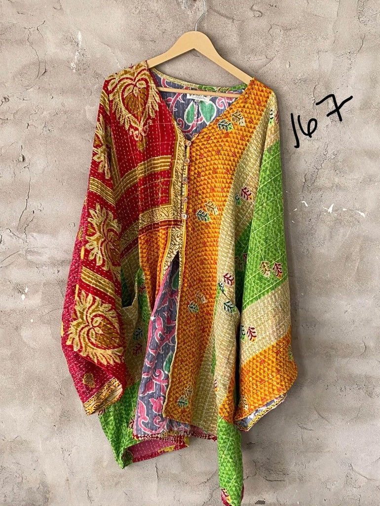 Kantha Gaia Split Tunic by Kantha Bae One Size - Robin Boutique-Boutique 