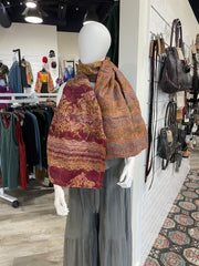 Silk Kantha Scarf #5014 by Robin