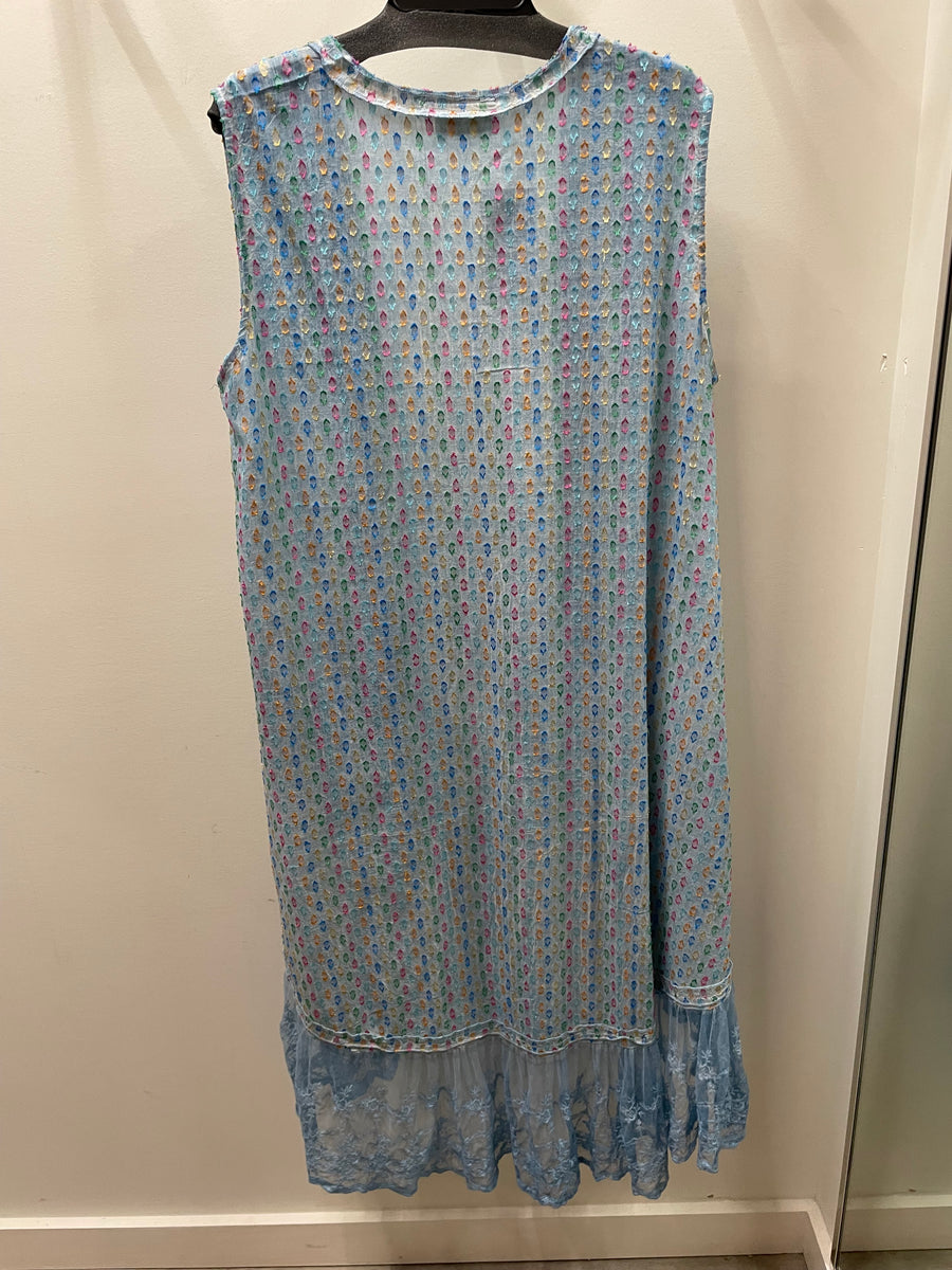 Long Ruffle Vest by The Paper Lace