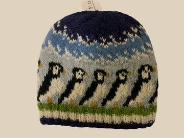 Knit Penguin Wool Lined Beanie by Yak N Yeti  Robin Boutique