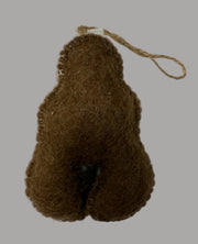 Wool Felt Christmas Ornament- Dog with Droopy Ears Robin Boutique