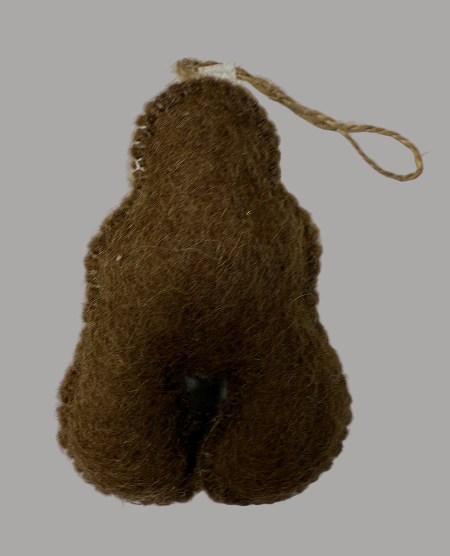 Wool Felt Christmas Ornament- Dog with Droopy Ears Robin Boutique