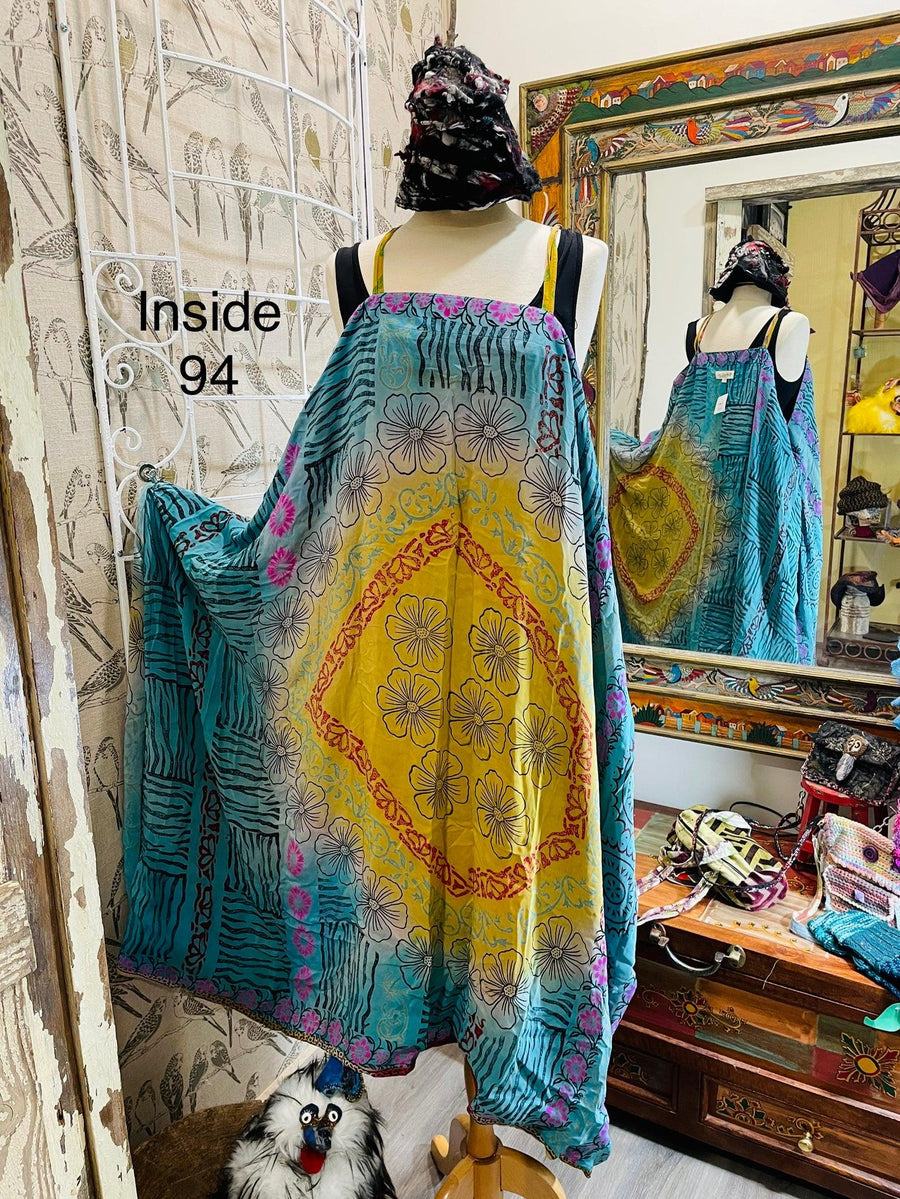 Silk Gonna Shine Maxi Dress by Kantha Bae One Size - Robin Boutique-Boutique 