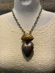 Celtic Heart Locket Necklace by Gina