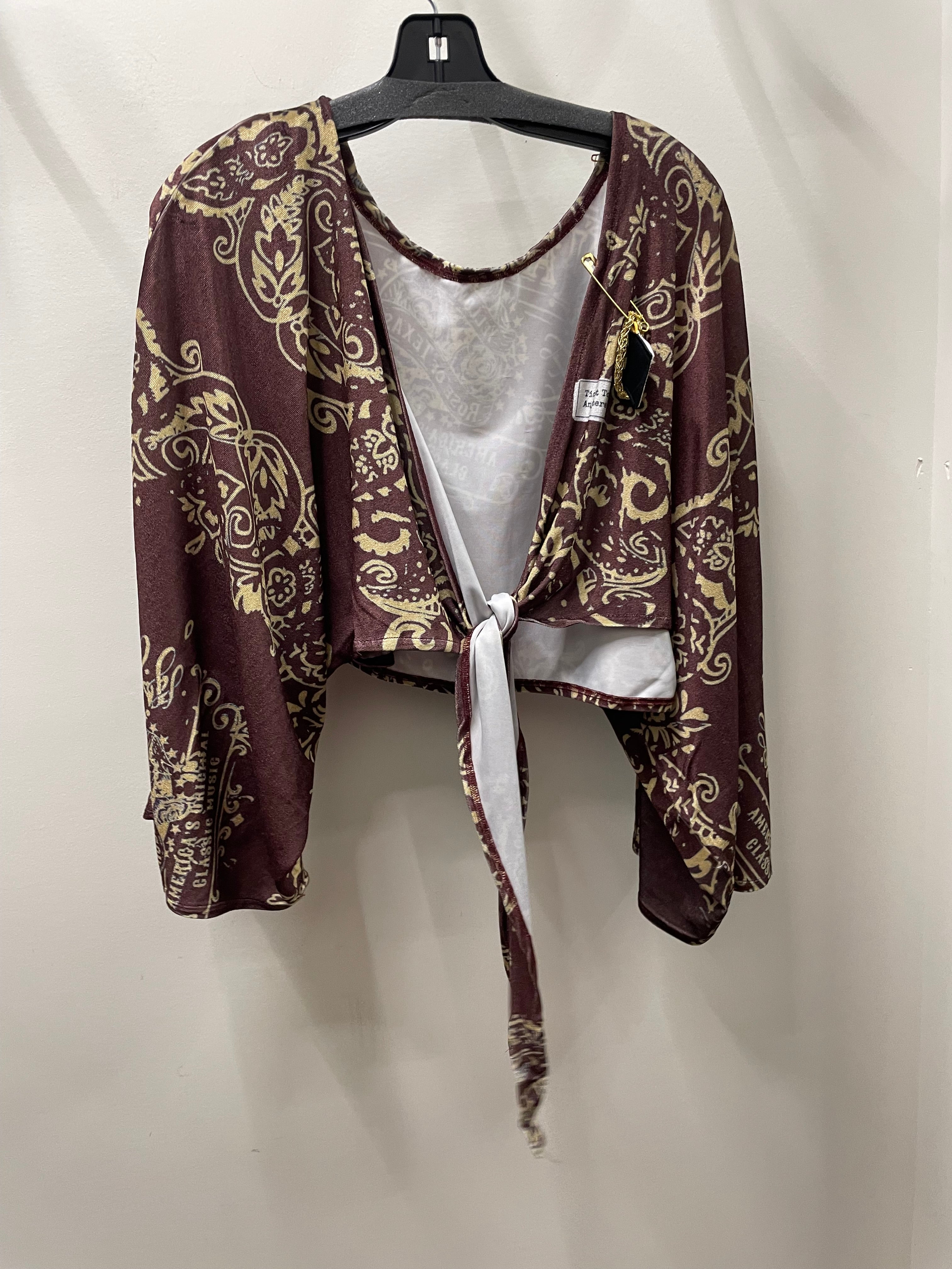 IPNG Design Boho Crop Kimonita in Printed Western