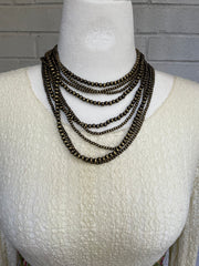 Multi Strand Navajo Pearl Necklace