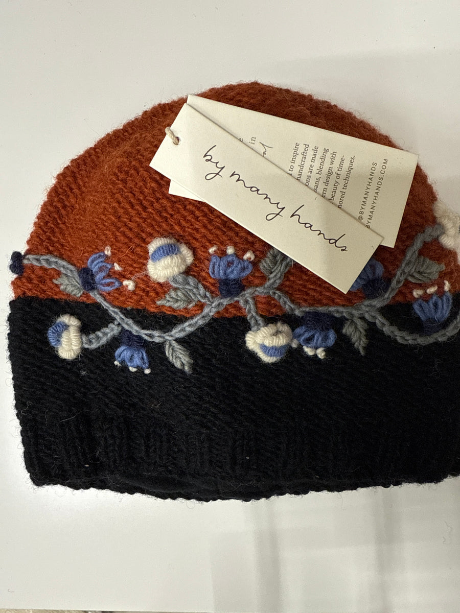 Flora Lavender Knit Beanie By Many Hands