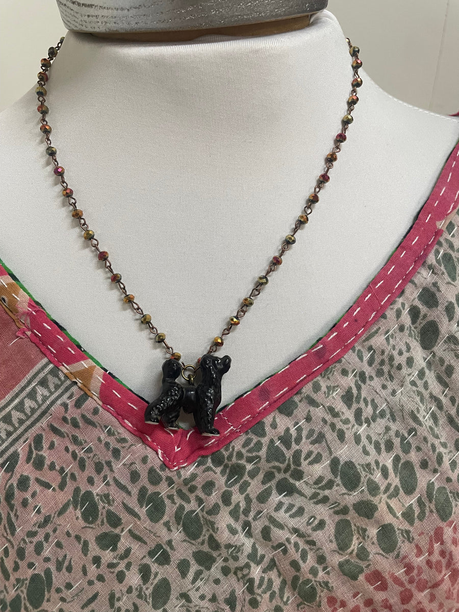 Jasper the Poodle Dog Necklace by Gina