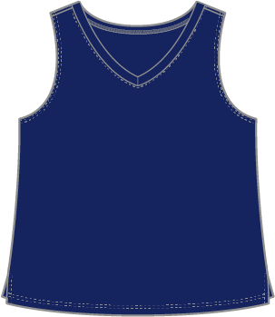 V-Neck Slub Cotton Tank by Escape