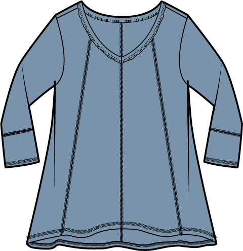 Freedom V-Neck Tee by Escape