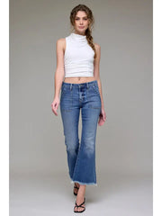 Happi Cargo Cropped Flare by Hidden Jeans
