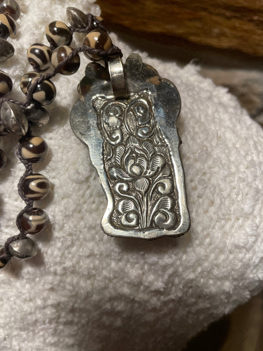 Floral Owl Necklace by Tara Gasparin