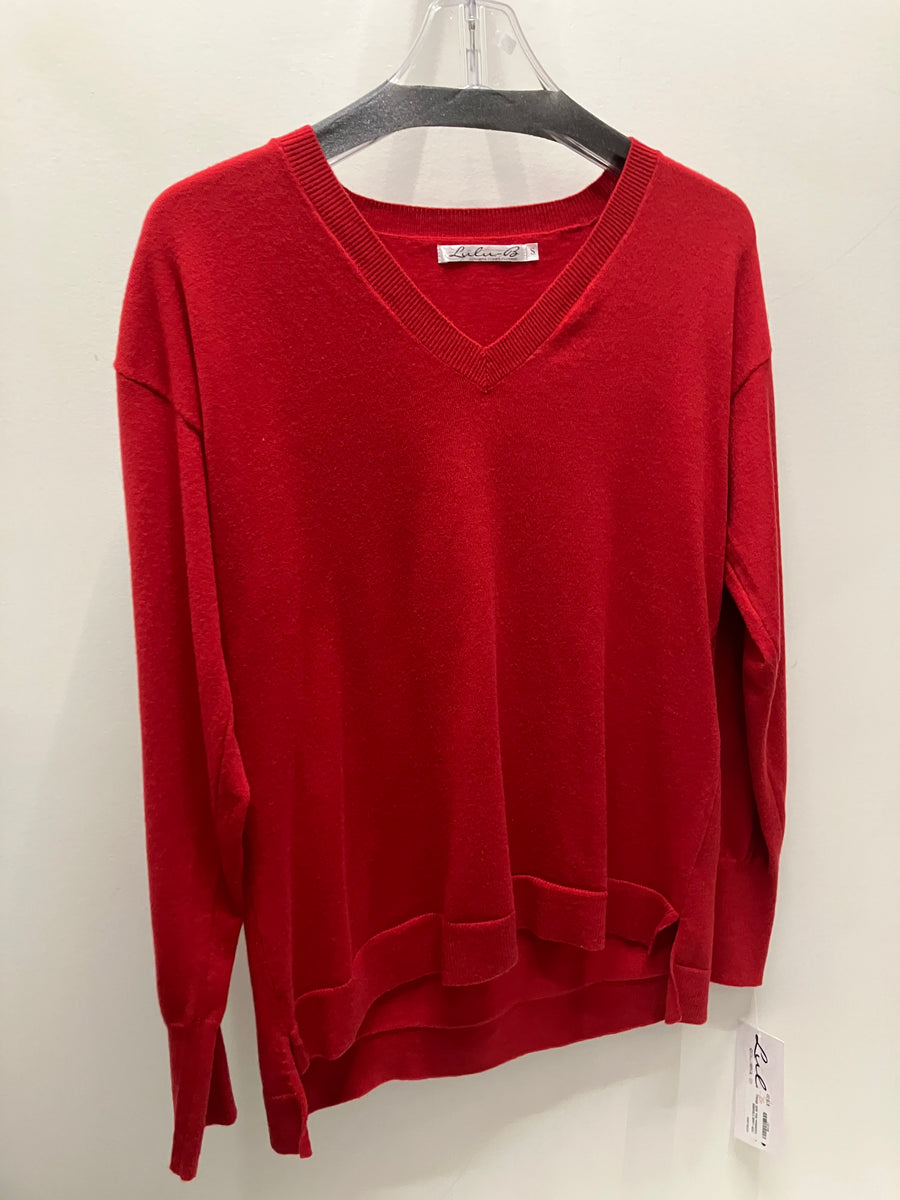 V-Neck Cashmere Sweater by Lulu-B