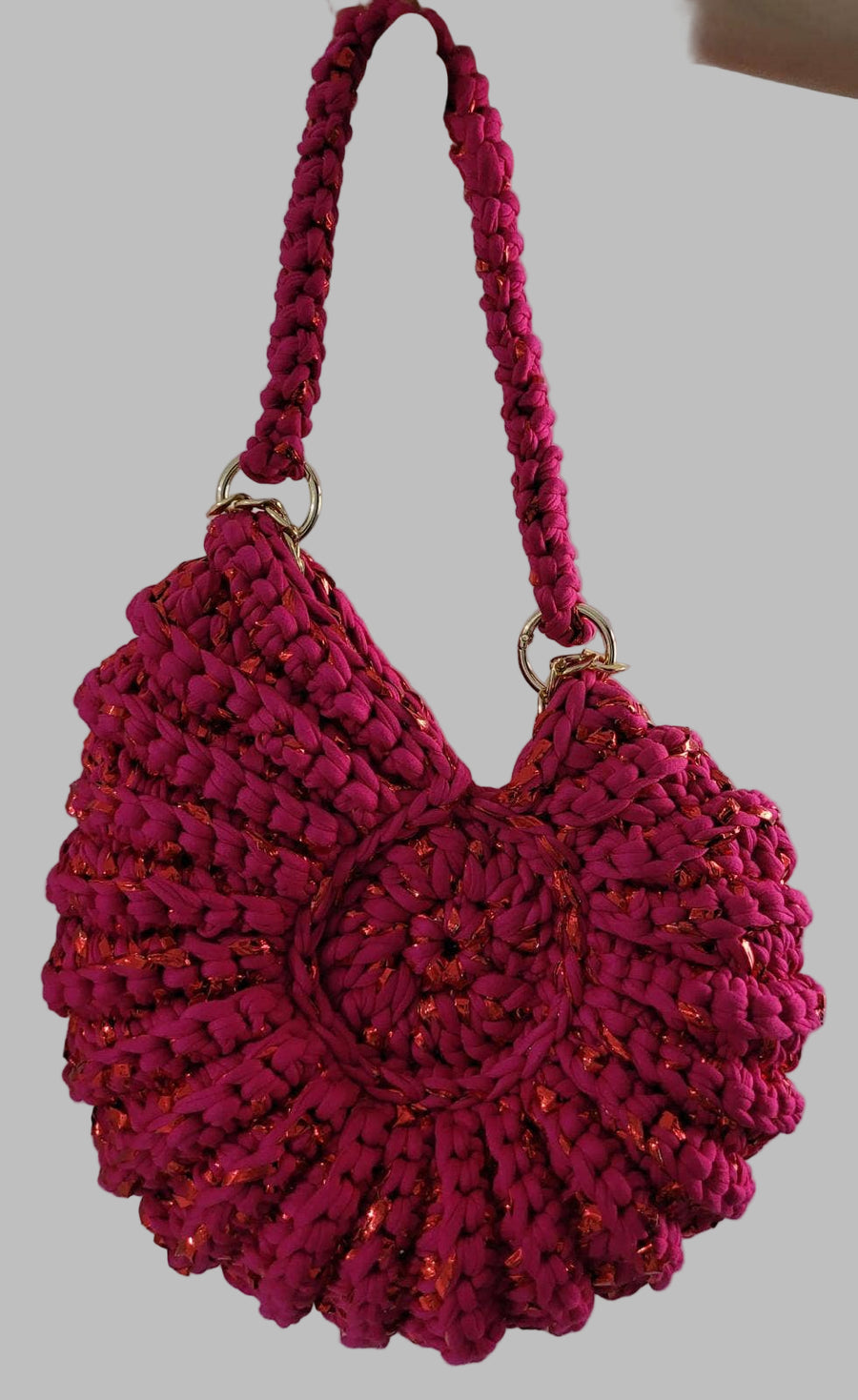 CHQEL Handmade Mussel Shaped Bag Crochet Purse Robin Boutique