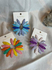 Ratan Feather Earrings