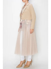 Cardigan Mesh Blazer by Origami