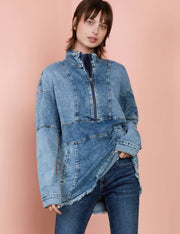 Pop-over Denim Jacket Robin Boutique