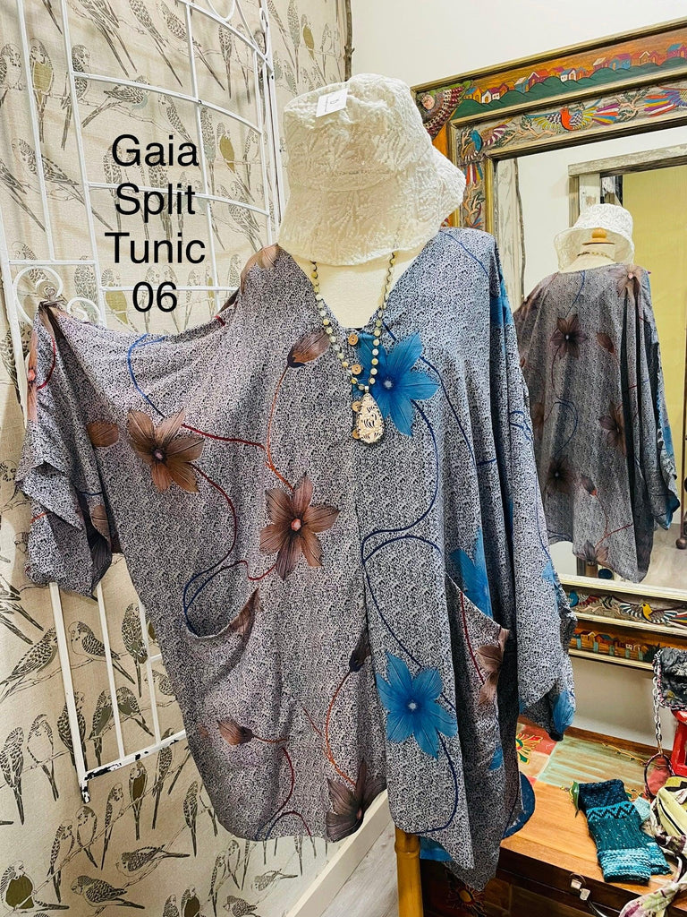 Gaia Split Tunic by Kantha Bae One Size - Robin Boutique-Boutique 