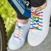 Tie Dye Rainbow Cute Shoe Laces - for Adults & Kids
