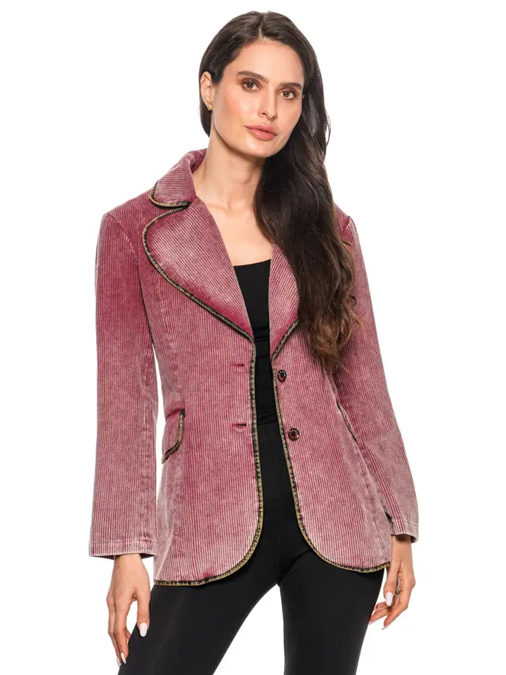 Darling Dusty Rose Jacket by Adore