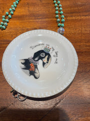 Bid Dog Dish Necklace by Gina