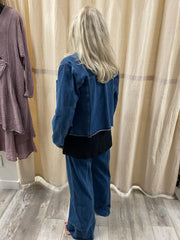Denim Momentum Jacket by Escape Robin Boutique