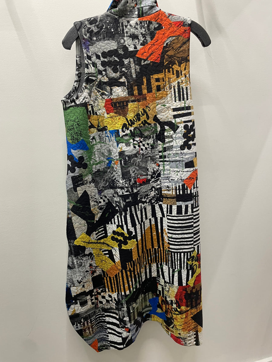 Quilted Dress in Always You Print by Inoah