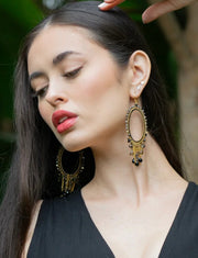 Oh My Oval Crystal Earrings by Bali Queen