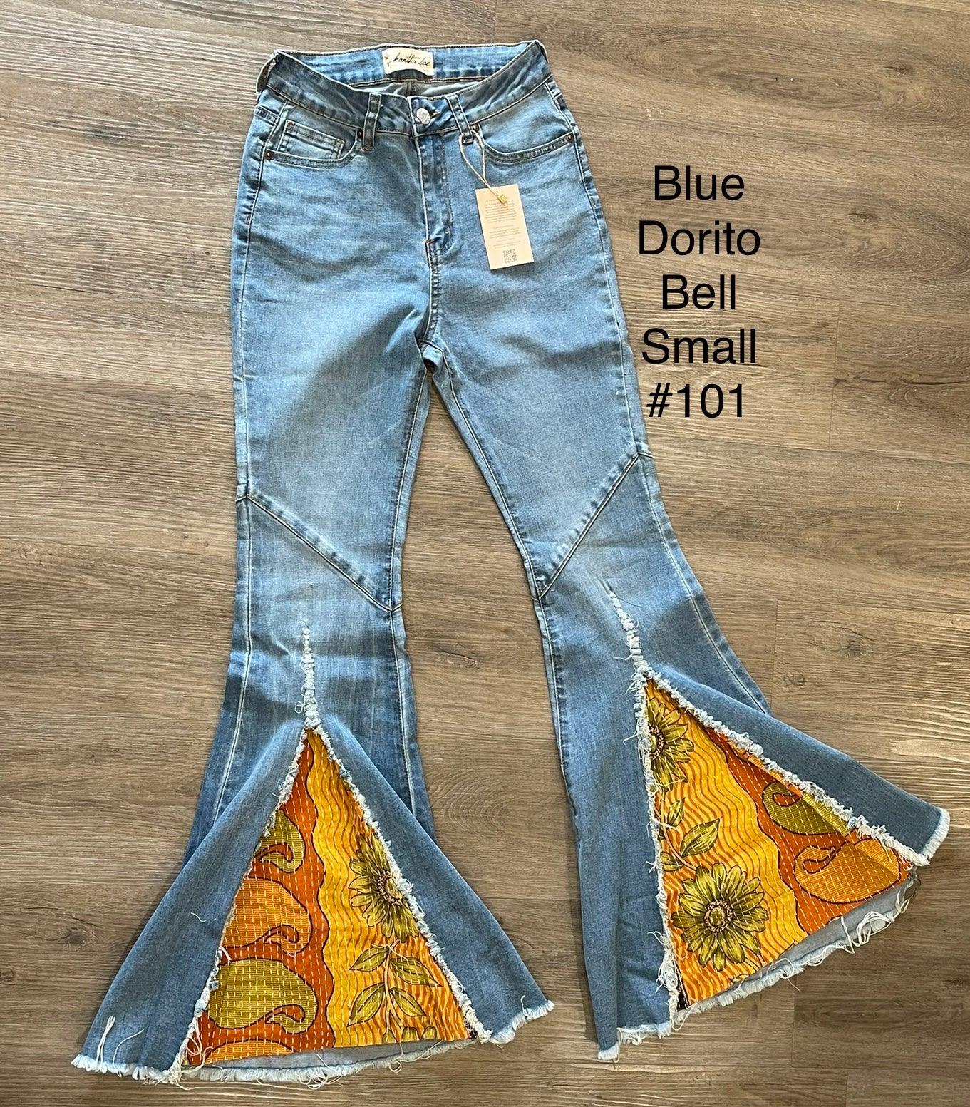 Upcycled Denim Dorito Bell by Kantha Bae - Robin Boutique-Boutique 