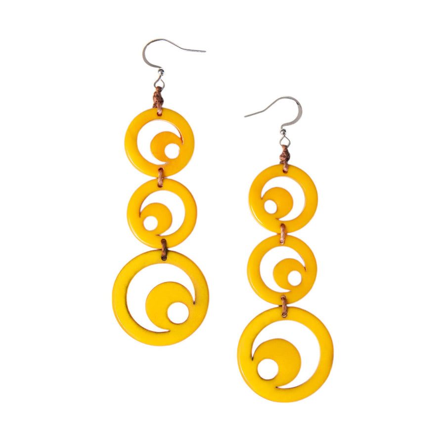 Moon Earrings by Tagua