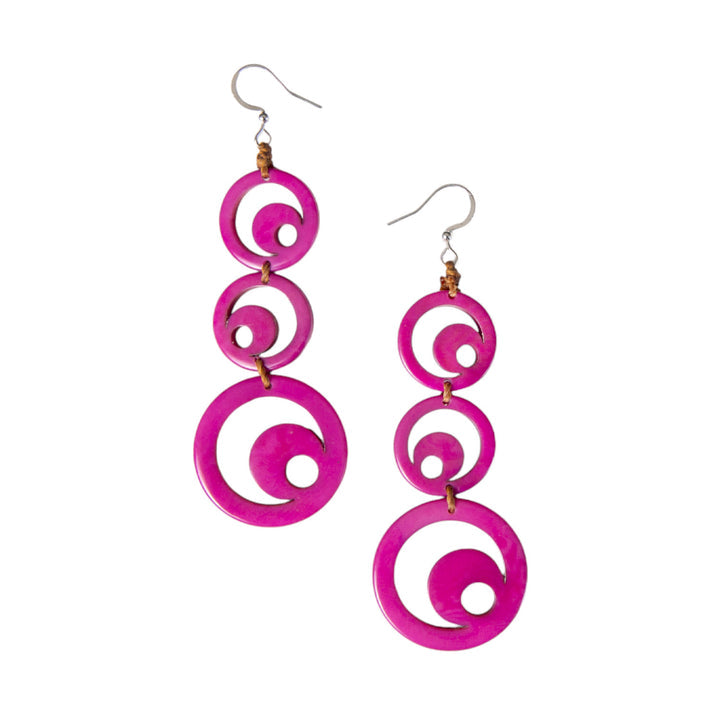 Moon Earrings by Tagua
