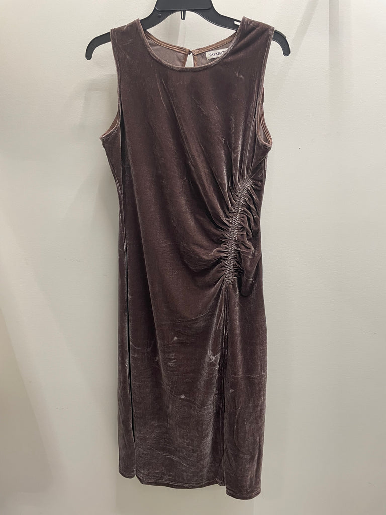 Side Cinched Velvet Dress by Paparazzi Robin Boutique