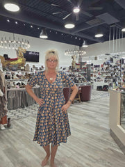 Literature Dress in Library Print by Effie's Heart