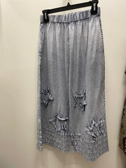 Abstract Applique Pants