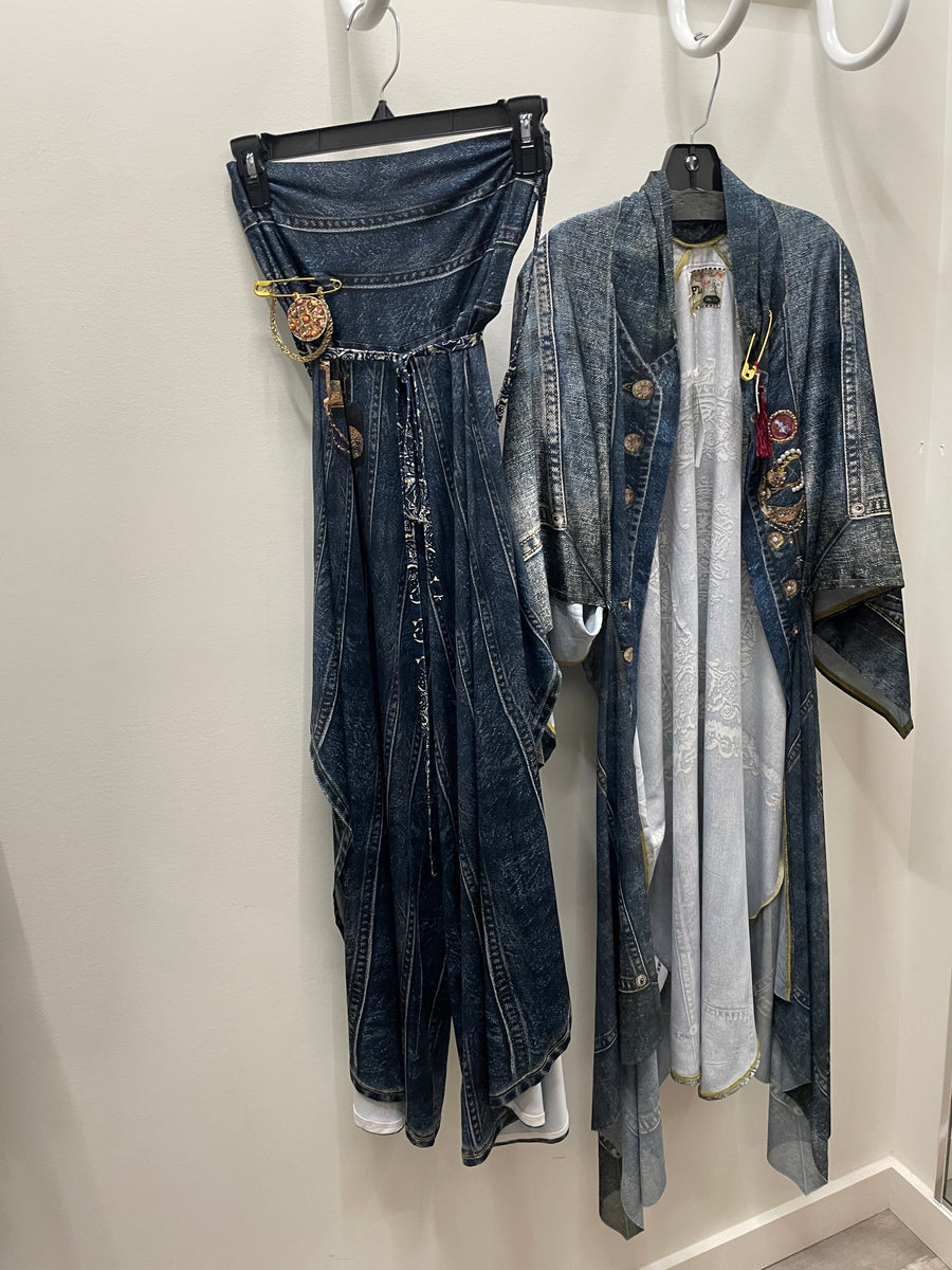 IPNG Design Boho Kimonita in Illusion Denim