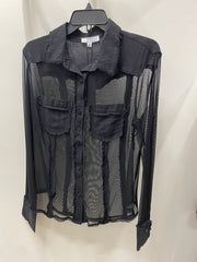 Patchwork Button Mesh Top by WAY