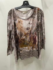 Driftwood Day Tee in Vintage Prairie Print by Paper Lace